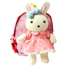 WINGHOUSE 兔子造型防走失後背包 MA0250, 淺粉色