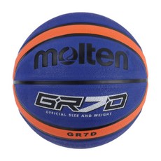 molten 12片橡膠深溝籃球, BGR7D-BO, 1顆
