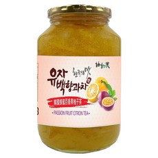 韓國蜂蜜百香果柚子茶, 1kg, 1入, 1罐