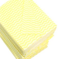 iHouse 可重複水洗拋棄式黃色衛生抹布, 150入, 1個