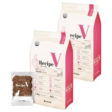 유한양행레시피브이 고양이 처방식사료, 키튼, 1.2kg, 2개