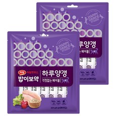 하림펫푸드밥이보약 캣 하루양갱, 걱정없는 헤어볼, 224g, 2개