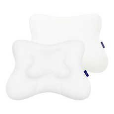 VERA SLEEP 蝴蝶安睡枕 + 枕套組, 1套, 雪白色