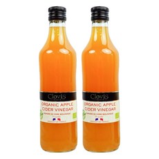Clovis 蘋果醋, 500ml, 2個