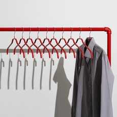 MAWA 輪廓41F衣架, 10個, 珍珠紅