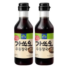 면사랑 프리미엄 가쓰오 우동장국, 500g, 2개