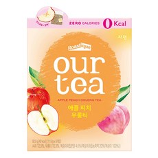 JARDIN our tea 蘋果水蜜桃烏龍茶茶包, 11.6g, 8包, 1盒