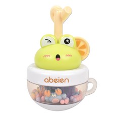 펌프식 물총 목욕놀이완구 오뚝이 개구리, 혼합색상, 1개