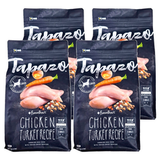 Tapazo 成犬 凍乾三重奏 乾飼料 低敏火雞配方 優質犬糧, 907g, 4包