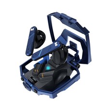 MONSTER 魔聲 鋅合金鏤空藍牙耳機 V5.3，65ms低延遲，13mm大驅動單體，IPX4防水, MON-XKT09-BL, 藍色