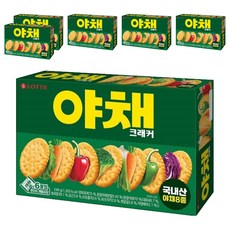 롯데웰푸드 야채 크래커, 249g, 6개