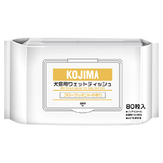 KOjIMA 犬貓用 寵物濕巾 草本清香, 80片, 24組
