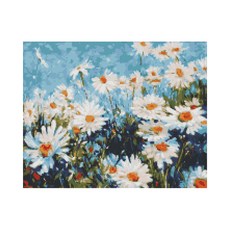 플레이어바웃 데이지 들판 DIY 보석십자수 세트 40 x 50 cm, 1세트, 혼합색상