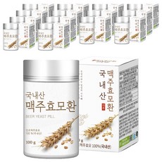국내산 맥주효모환, 15개, 100g