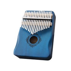 Aves簡約藤蔓17音階3色拇指琴+組成品6件組 藍色, 單品