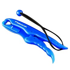 JiNDO Lure 浮水魚夾 強化ABS材質 防滑手繩, 夜光藍, 1個