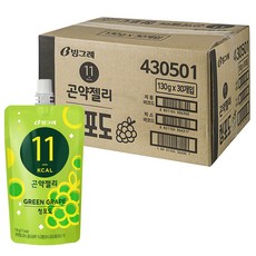 Binggrae 11kcal綠葡萄口味果凍飲, 30包, 130g
