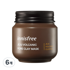 이니스프리 화산송이 모공 마스크 오리지널, 1개, 6개