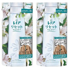 Lenor 蘭諾 日本原裝進口 RESET 防皺除臭抗縮芳香衣物柔軟精 山百合綠清香補充包, 480ml, 2包