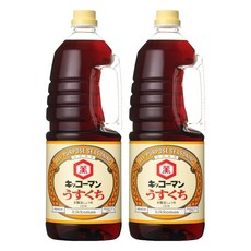 kikkoman 龜甲萬 薄口醬油, 1.8L, 2個
