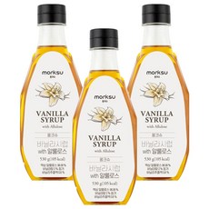 몽크슈 바닐라시럽 위드 알룰로스, 530g, 3개