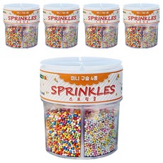 내츄럴팩토리 스프링클 러블리 미니 4종 세트, 48g, 5개