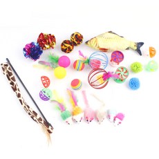 寵物貓用隧道球玩具 27入組