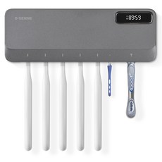 디센느 UVC 온열 건조 칫솔 거치형 살균기, DSTS002, 내츄럴티타늄