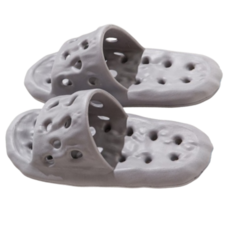 Needs You 防滑高級EVA浴室拖鞋, 1個, 灰色