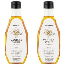 몽크슈 바닐라시럽 위드 알룰로스, 530g, 2개