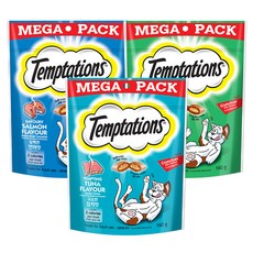 템테이션 고양이 워너비 간식 3종 세트, 1세트, 담백한 연어맛, 고소한 참치맛, 풍부한 해산물맛, 160g