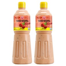 오뚜기 1000아일랜드 드레싱, 980g, 2개