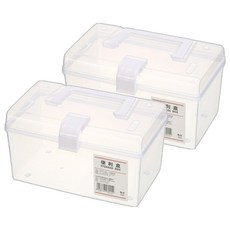 Himajo 急救藥品收納盒 白色 小號, 2個