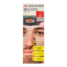 LEDLENSER 萊德雷神 HF4R Work 充電式工作頭燈，7年保固，IP68防塵防水, 502793, 1個