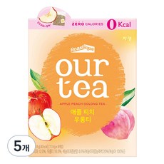 아워티 애플 피치 우롱티, 11.6g, 8개입, 5개