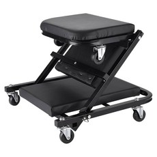 bebehome 多功能摺疊修車躺椅, 1個, 黑色