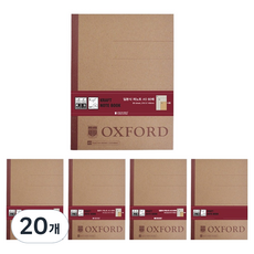 OXFORD 일본식 펴노트 A5 60p, Kraft Cover, 20개