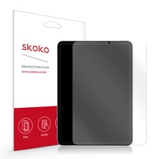 SCOCO 防指紋防反光平板電腦屏幕保護膜套組, 單色