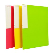 ECO Chungwoon 壓紋透明文件夾 10頁 A4, 隨機出貨, 3個