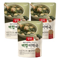 Dongwon 東遠 Yangban 兩班 蛤蜊海帶湯調理包, 460g, 3包