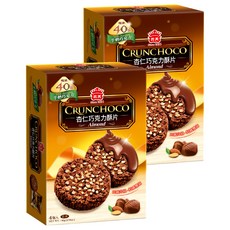 義美 杏仁巧克力酥片 牛奶巧克力, 140g, 2盒