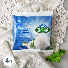 브리미 모짜렐라 치즈, 125g, 1개입, 4개