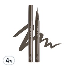 포렌코즈 타투 올프루프 아이라이너 0.6g, 03 애쉬브라운, 4개