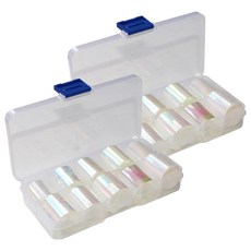 透明極光美甲膜 KE_01_04 10件套, 10種電影, 2組