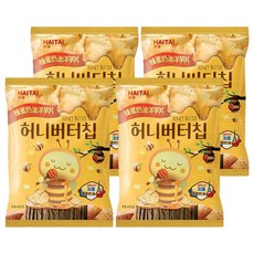 HAITAI 海太 蜂蜜奶油洋芋片, 60g, 4個