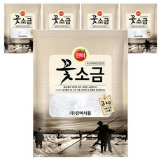 꽃소금, 3kg, 5개
