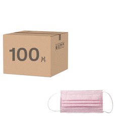 台灣康匠 Uneed 友你 兒童平面醫療口罩 未滅菌, 粉色, 50片, 2盒