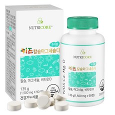 NUTRICORE 營養的科學 鈣鎂維他命D錠, 135g, 1罐, 90顆