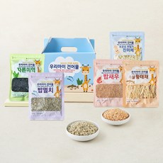 해맑은푸드 우리아이 건어물 5종 선물세트, 1세트, 540g