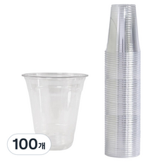 Draw Life PET 一次性透明杯, 100個, 1入, 360ml